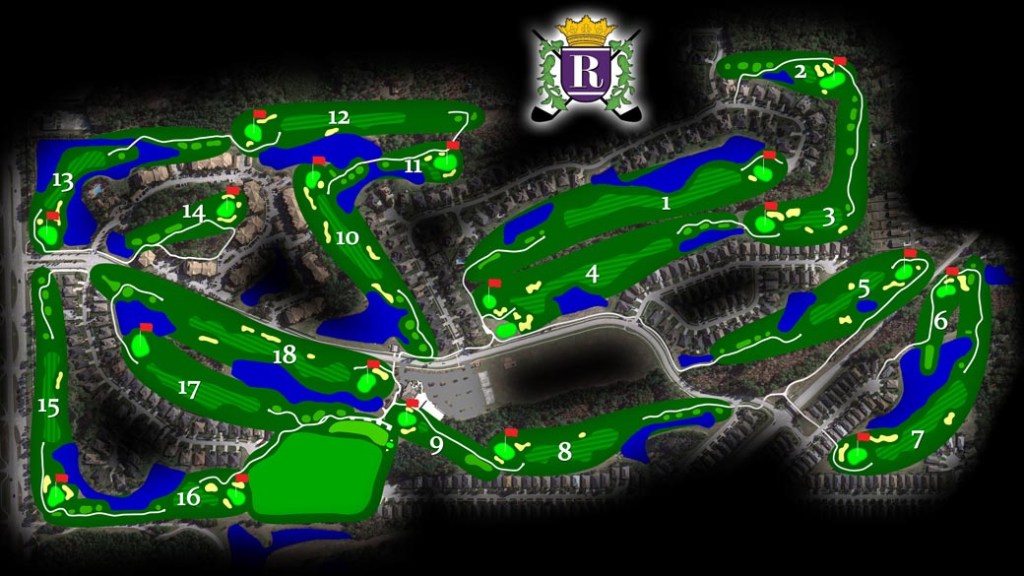 Course layout map 